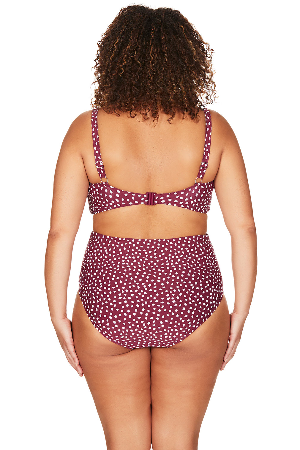 Purple Apois Botticelli Hgh Waist Swim Pant