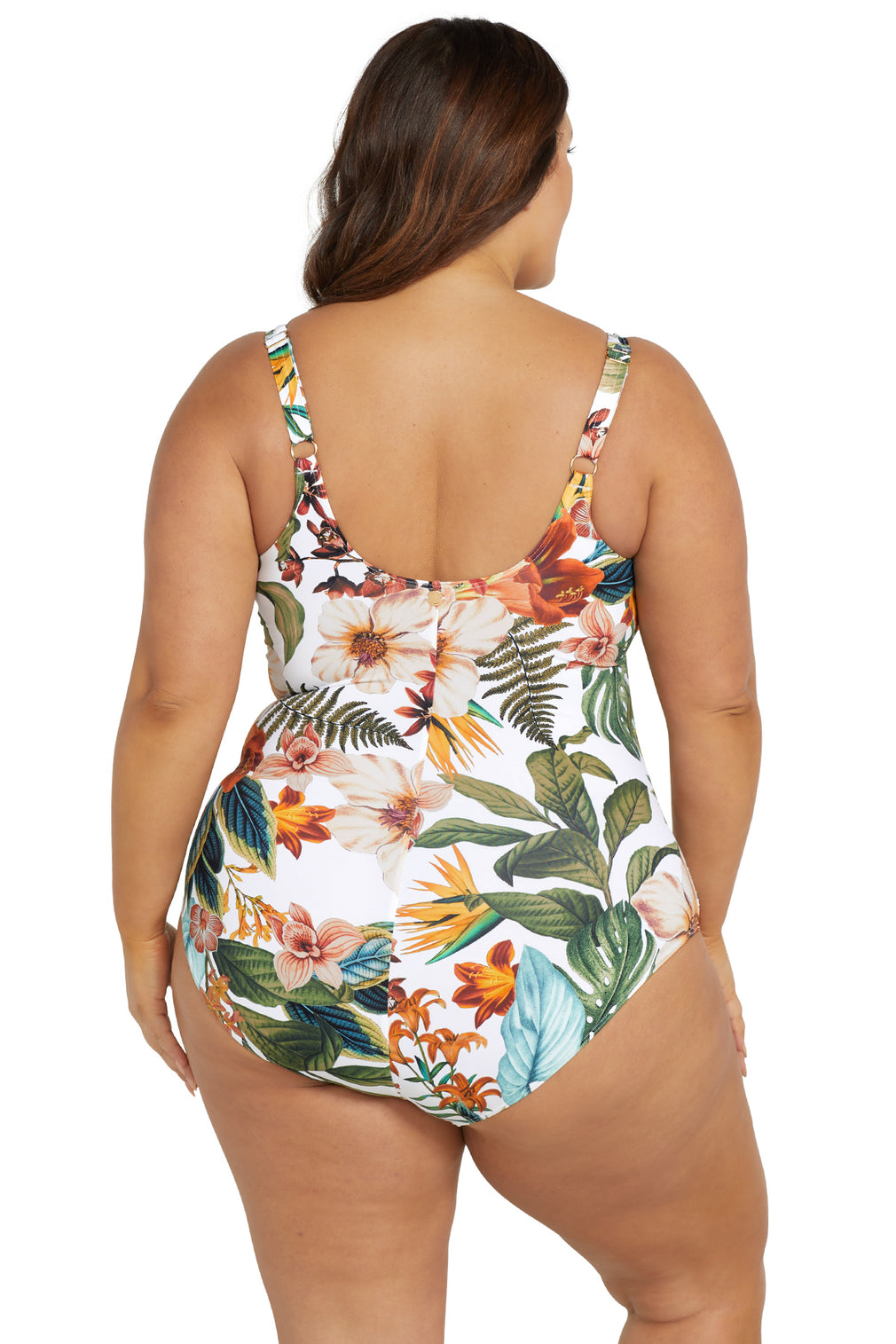 White Into The Saltu Delacroix Multi Cup One Piece - Final Sale