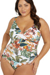 White Into The Saltu Delacroix Multi Cup One Piece - Final Sale