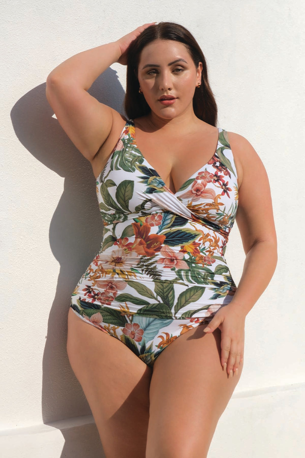 White Into The Saltu Delacroix Multi Cup One Piece - Final Sale