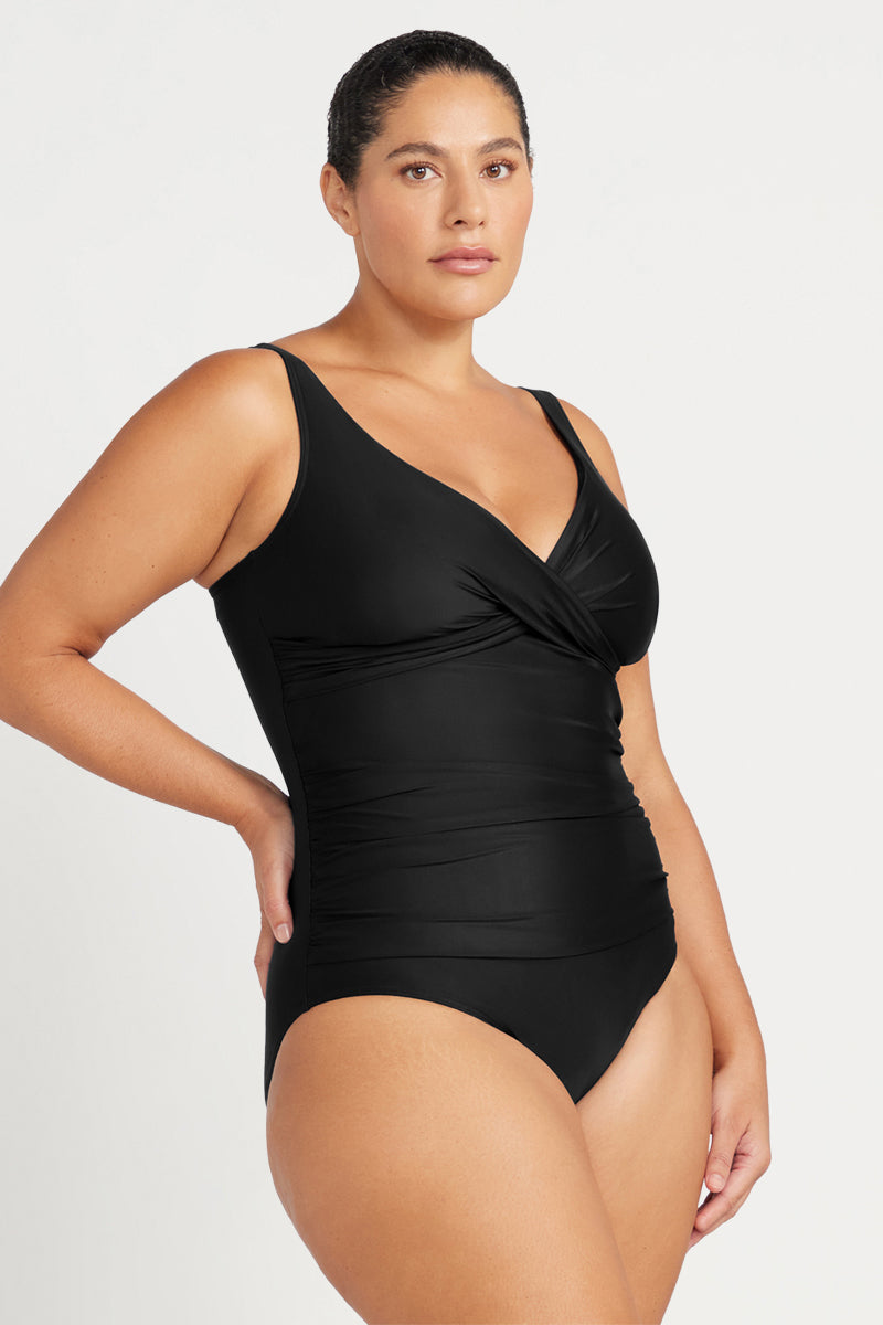 Black Hues Delacroix Multi Cup One Piece Swimsuit