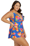 Au Contraire Delacroix Multi Cup One Piece Swimdress - Final Sale