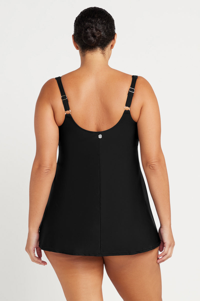 Black Hues Delacroix Multi Cup Swim Dress