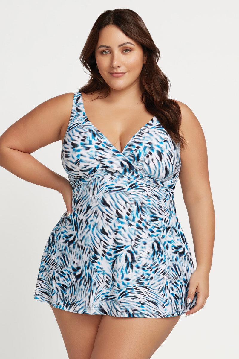 Ze Blu Delacroix Multi Cup One Piece Swimdress - Final Sale