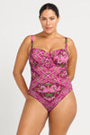 Shambala Botticelli Bandeau D DD Underwire One Piece Swimsuit