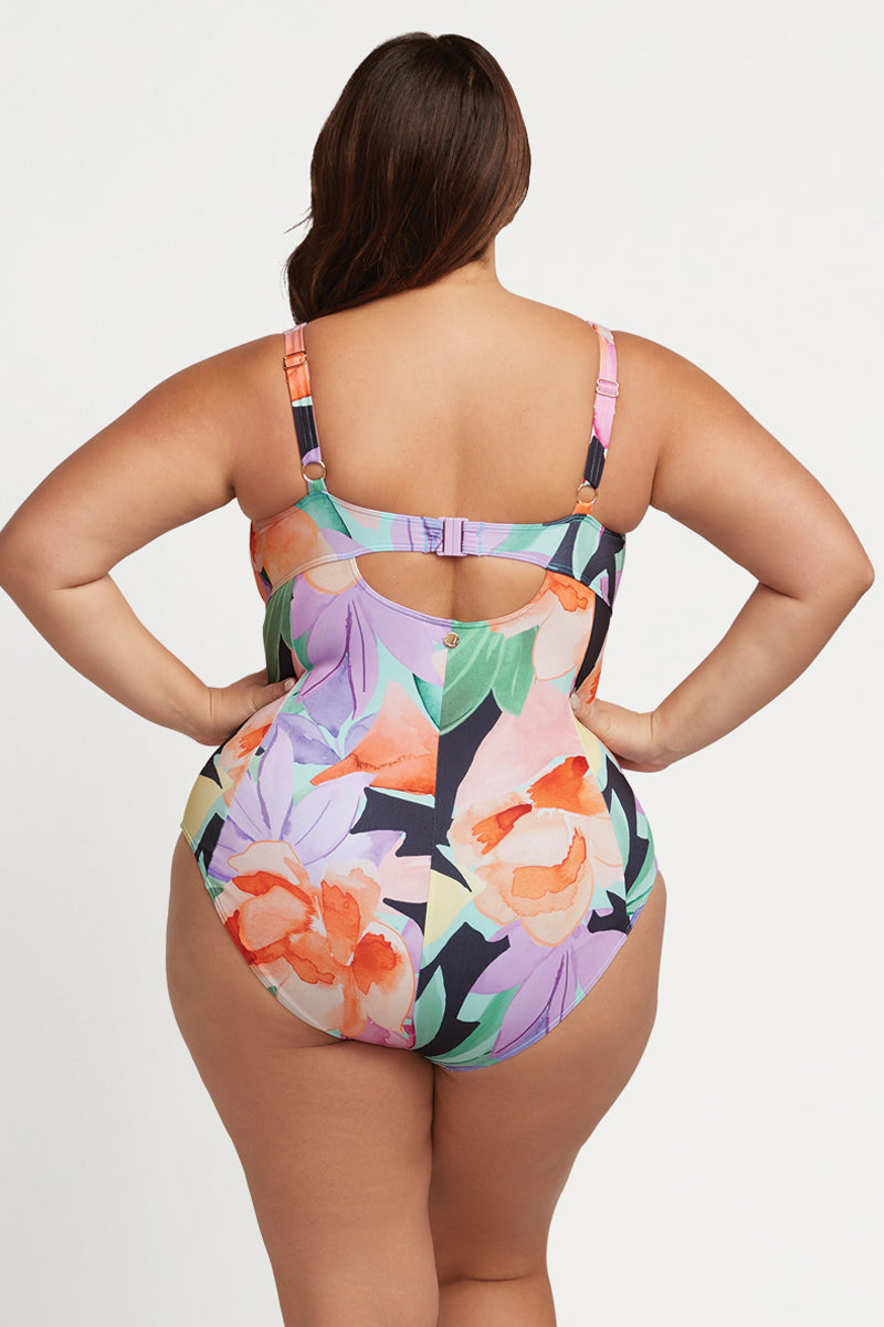 Natare Flo Turner Chlorine Resistant One Piece Swimsuit