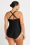 Black Hues Raphael E / F Cup Underwire One Piece Swimsuit