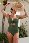 Olive Aria Cezanne D - E Cup Underwire One Piece