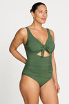 Olive Aria Cezanne D - E Cup Underwire One Piece