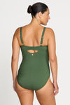 Olive Aria Cezanne D - E Cup Underwire One Piece