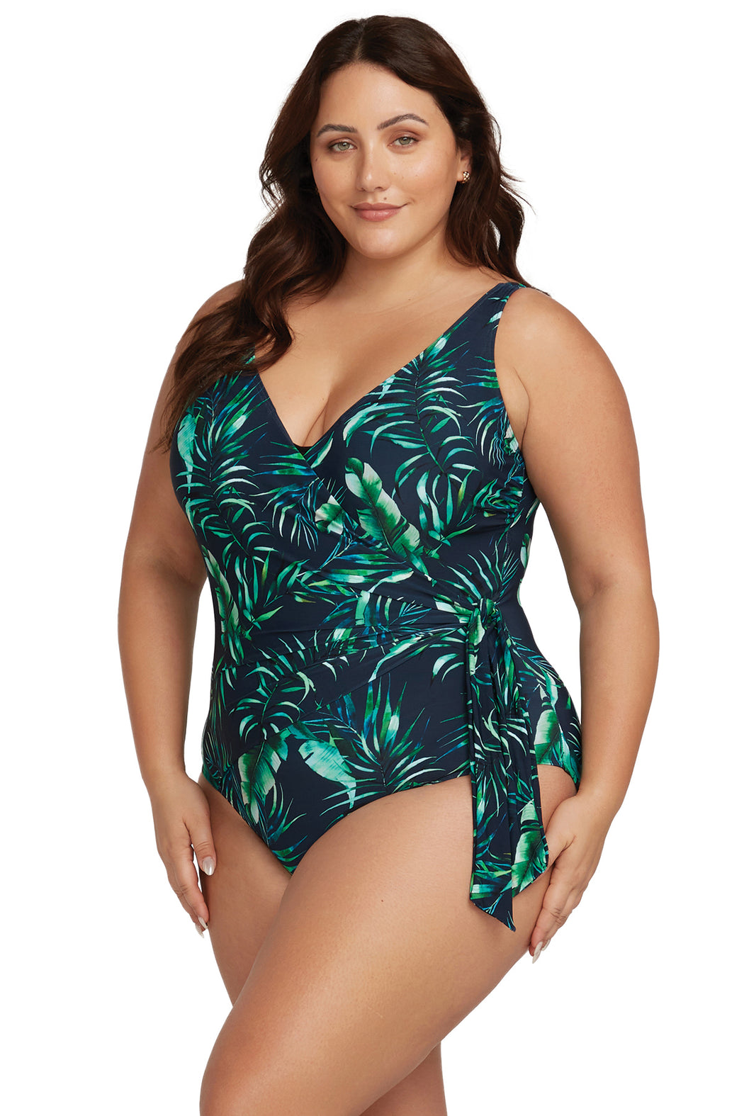 Palmspiration Hayes D / DD Cup Underwire One Piece Swimsuit - Artesands Swim Australia