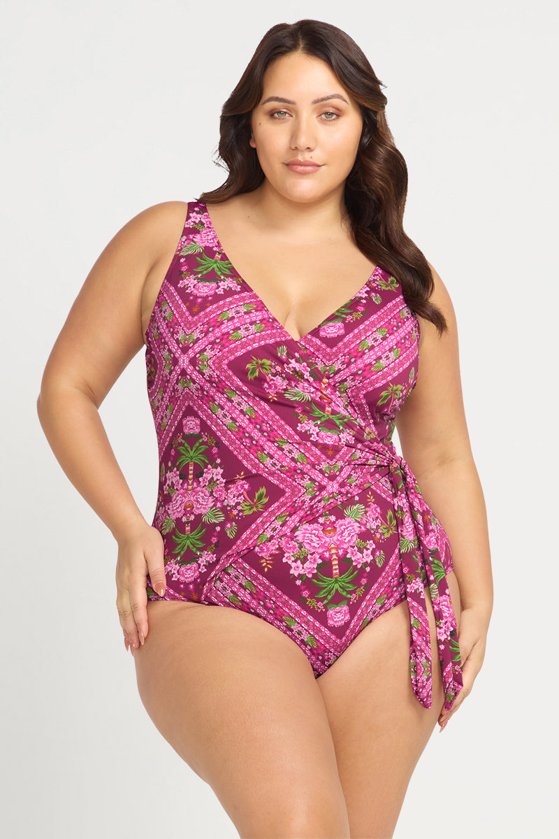 Shambala Hayes D / DD Cup Underwire One Piece Swimsuit