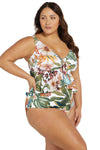 White Into The Saltu Chagall Multi Cup One Piece Swimsuit - Final Sale