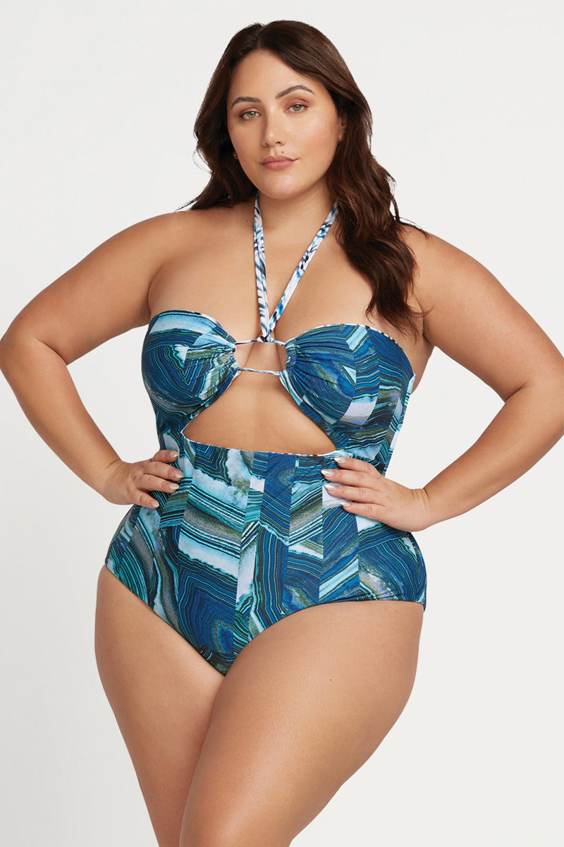 Ze Blu Mondrian Reversible One Piece Swimsuit - Final Sale