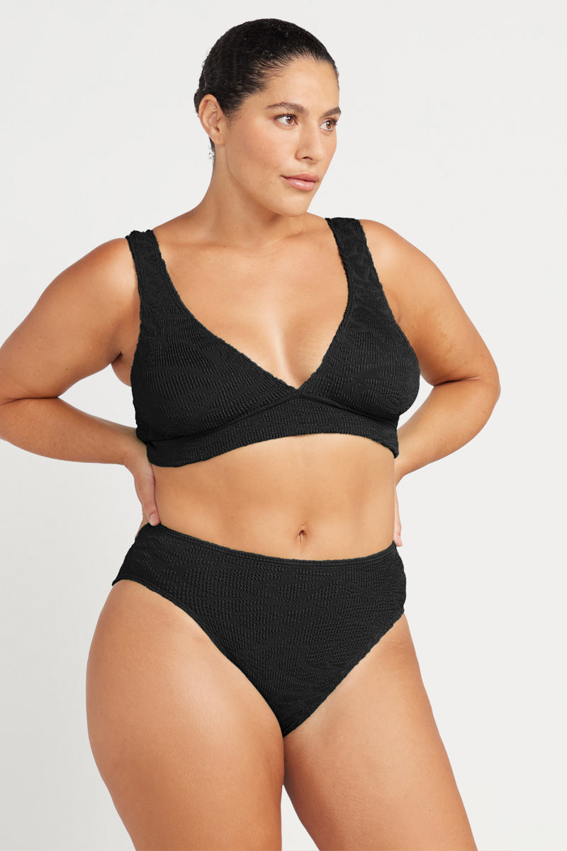 Black Geo O'Keefe Bikini Set