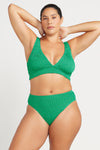 Green Geo O'Keefe Bikini Set