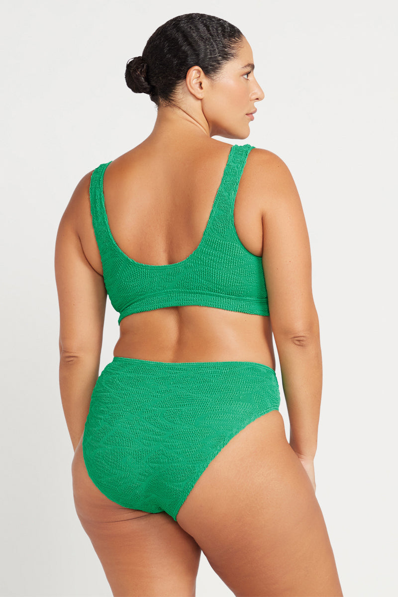 Green Geo O'Keefe Bikini Set