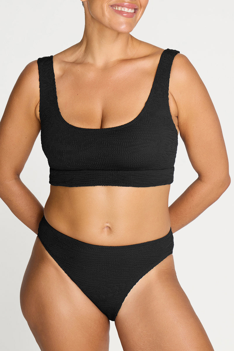 Black Kahlo One Size Bikini Set