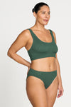 Sea Green Kahlo One Size Bikini Set