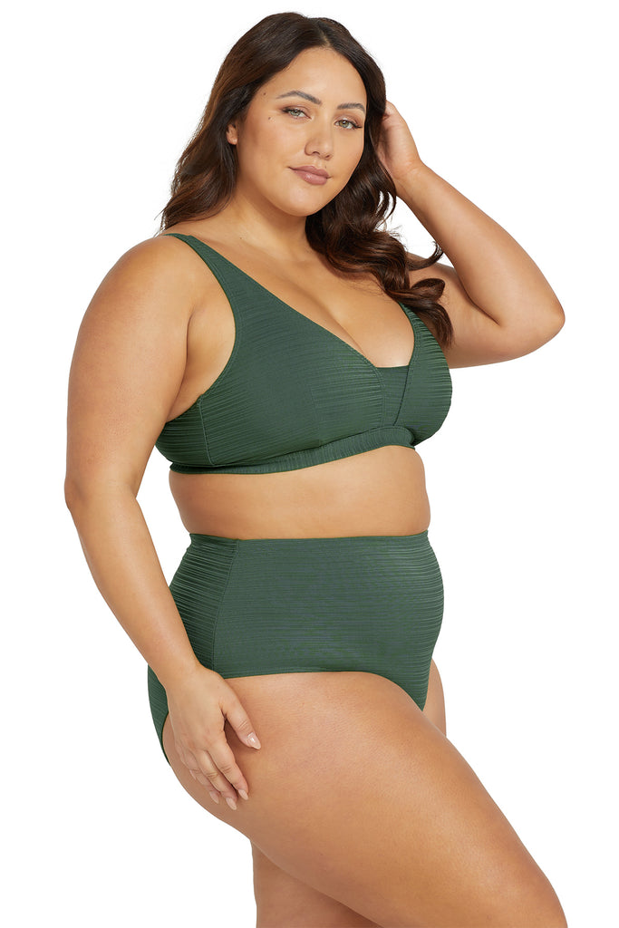 Women's Plus Size Aria Olive Swimwear Australia