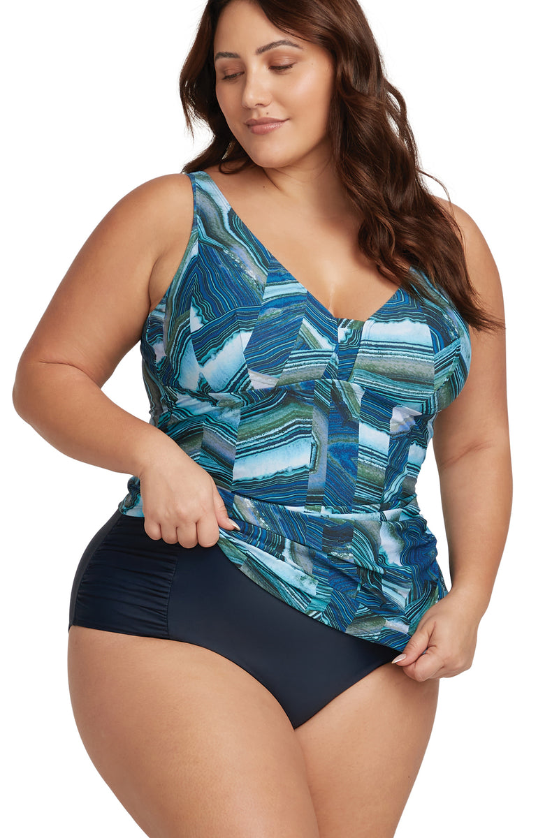 Chalcedony Gericault Tankini Top - Artesands Swim Australia