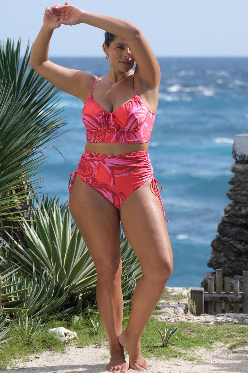 Les Fauves Degas Draw Tie High Waist Swim Pant