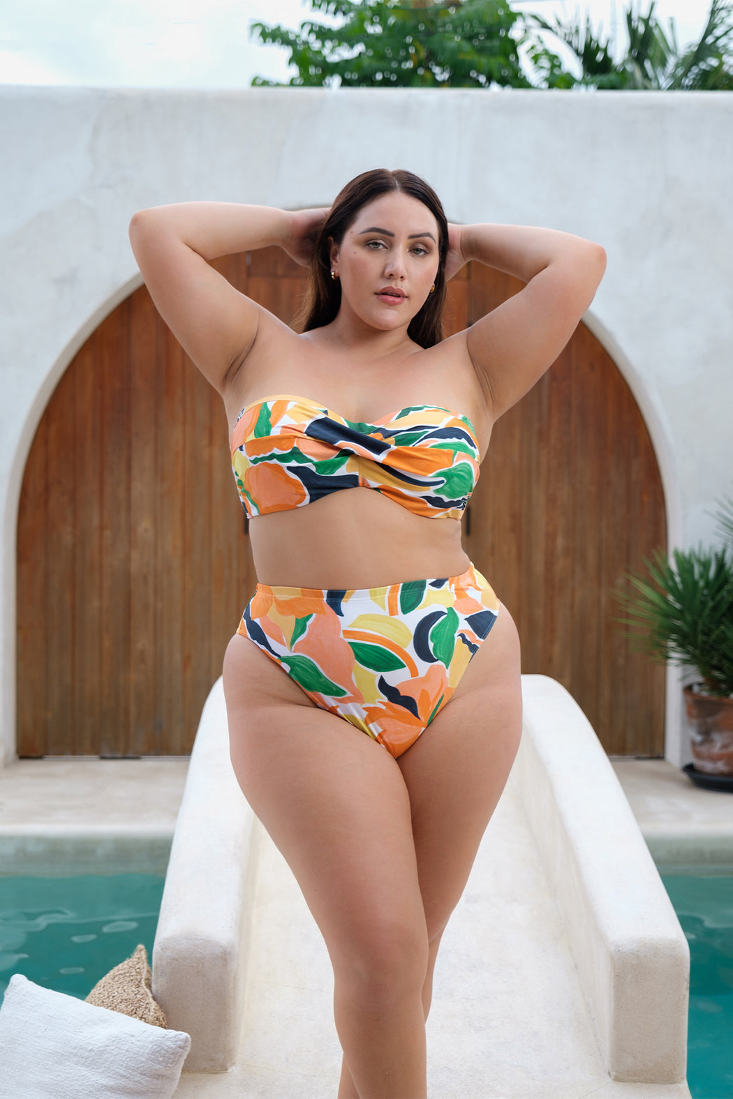 De L'Hortus Botticelli Bandeau Bikini Top - Final Sale