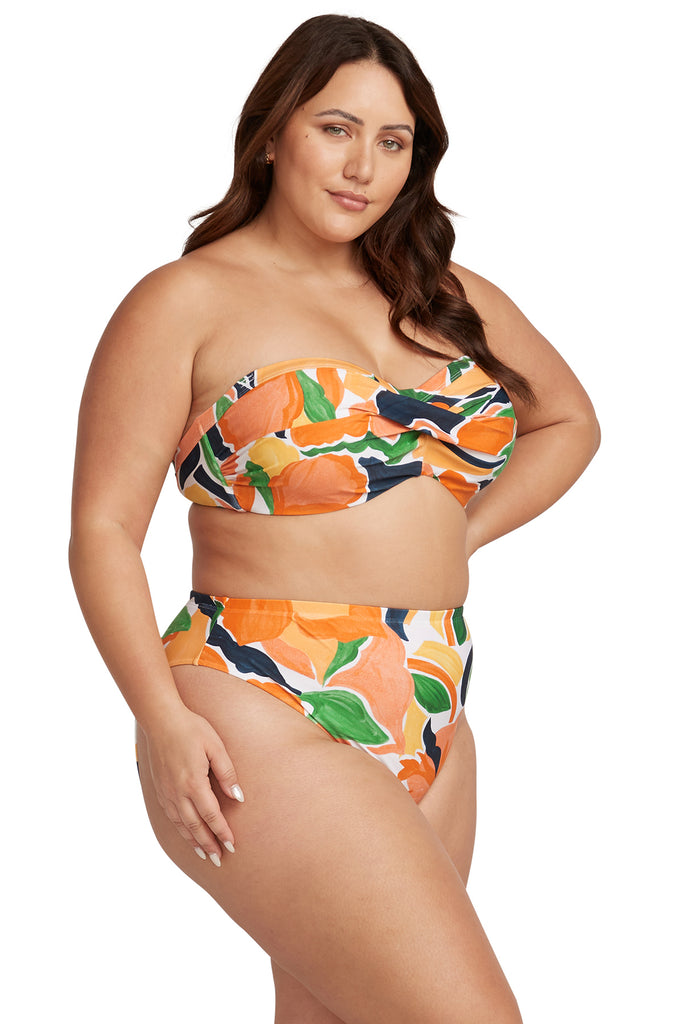 De L'Hortus Botticelli Bandeau Bikini Top - Artesands Swim Australia