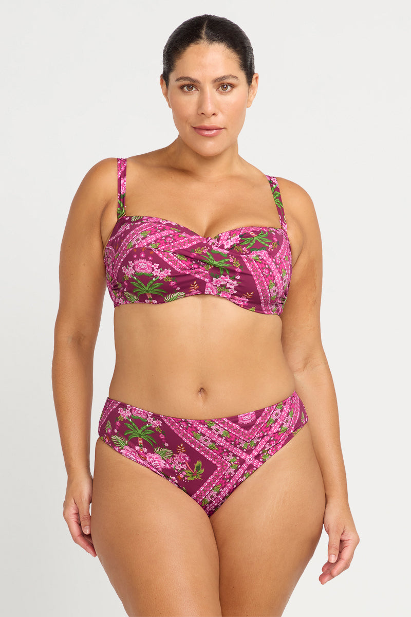 Shambala Botticelli Bandeau D/DD Underwire Bikini Top