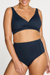 Navy Hues Botticelli High Waist Swim Pant
