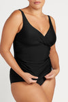 Black Hues Delacroix Multi Cup Tankini Top