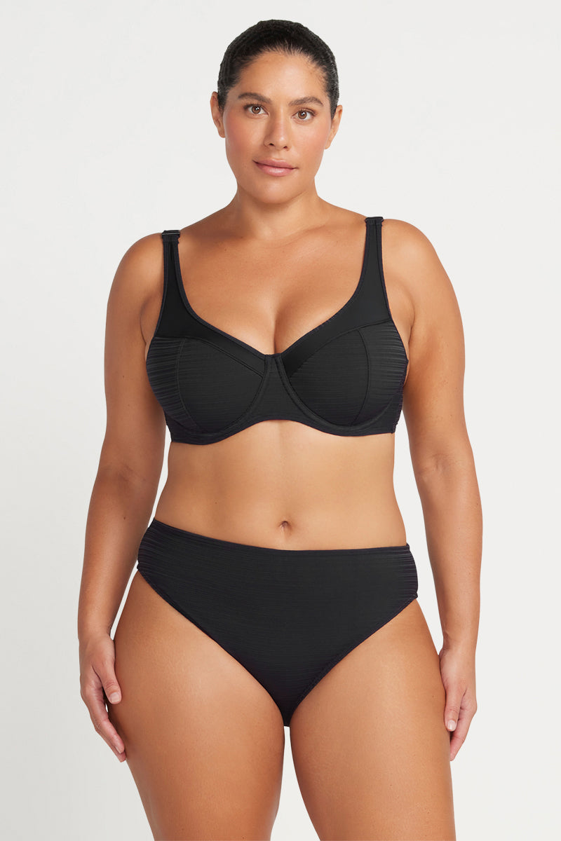 Black Aria Giotto D / DD Cup Underwire Bikini Top