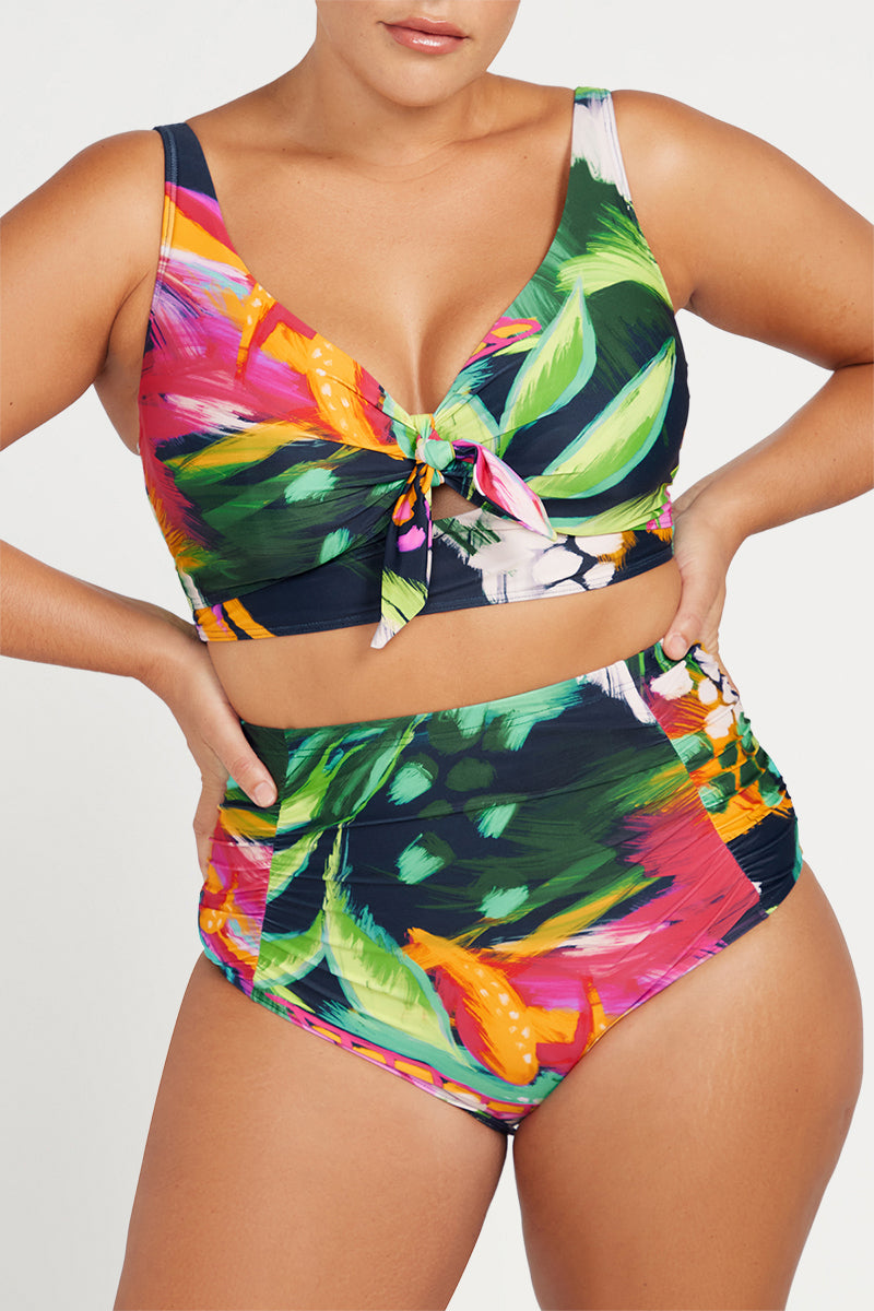 plus size bikini top with underwire