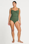 Aria Olive Botticelli Multifit Cup Tankini Top