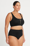 Black Sculpt Renoir High Waist Bikini Bottom