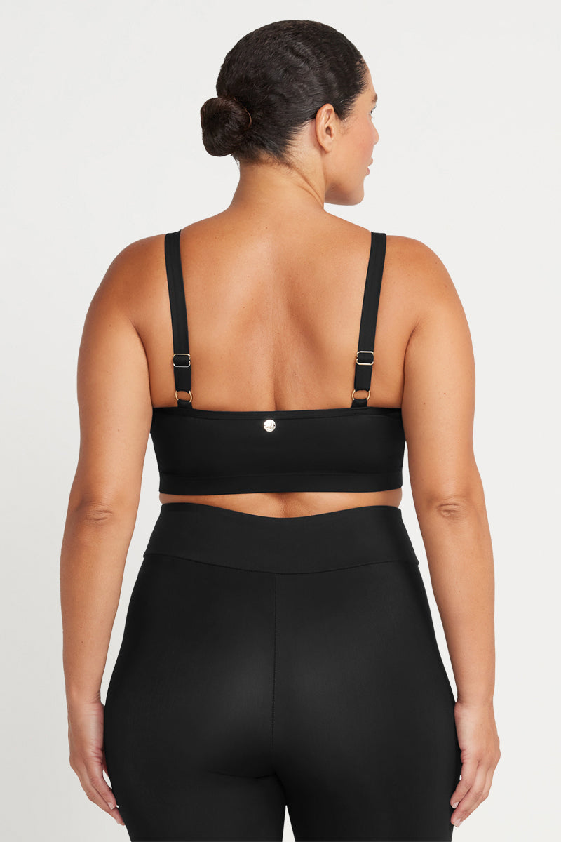 Black Sculpt Michelangelo High Waist Bike Pant