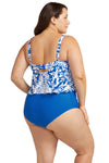 Blue Botticelli High Waist Bikini Bottom