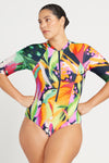 Chelona Seurat Short Sleeve Sun Suit