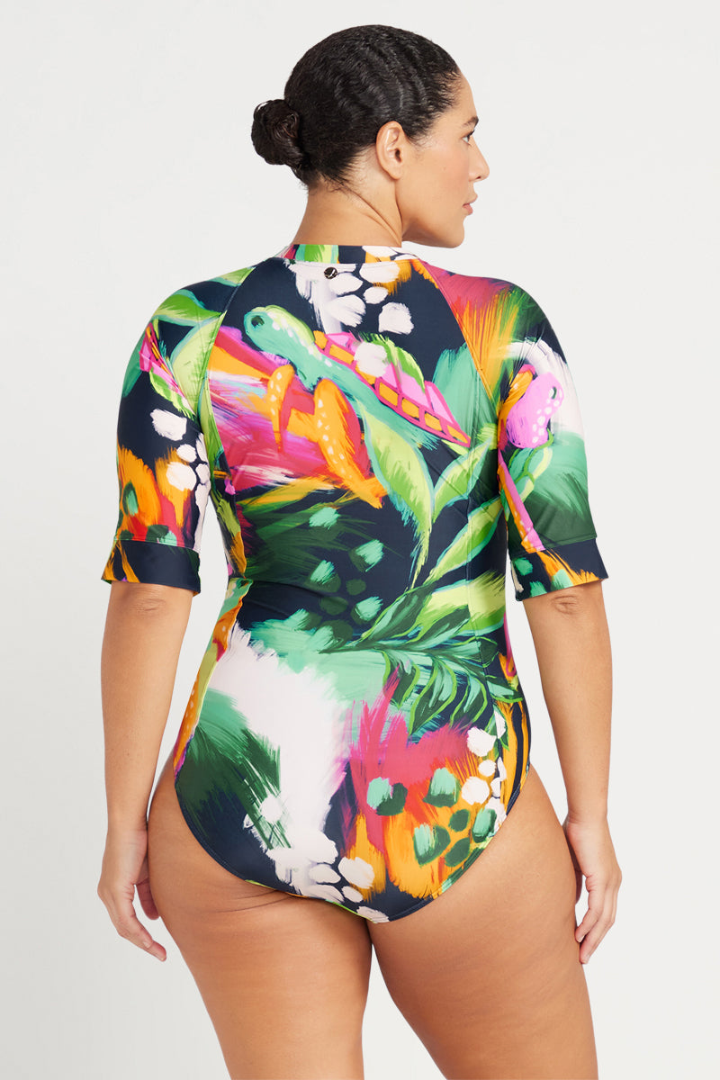 Chelona Seurat Short Sleeve Sun Suit