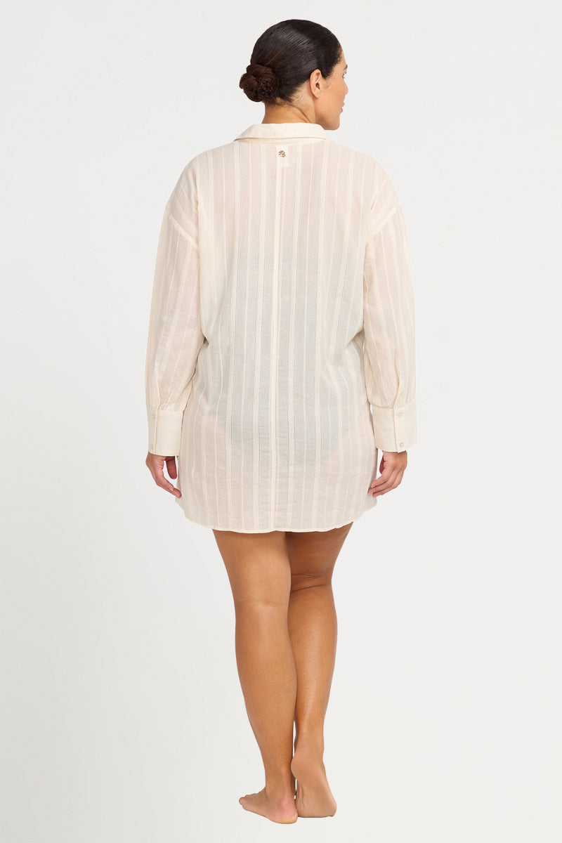 Cream Resort Wear Mahler Shirt