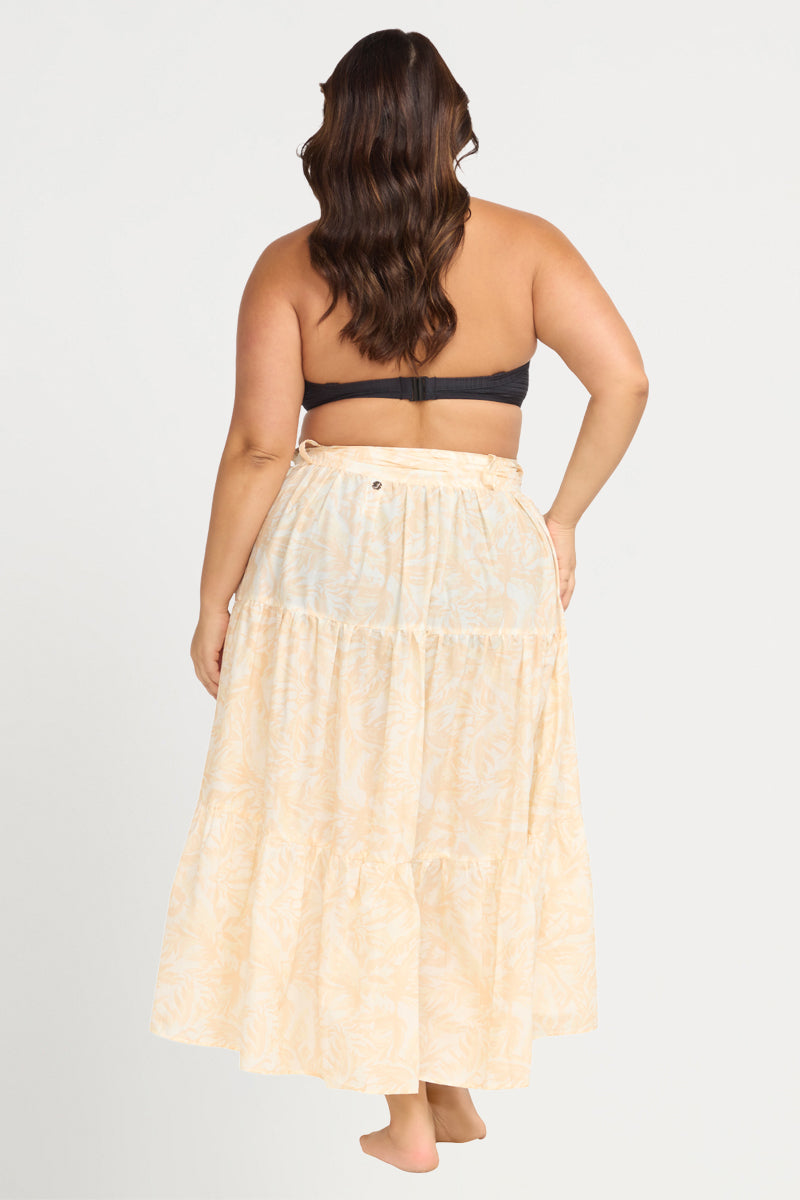 Areca Cea Elgar High Low Wrap Maxi Skirt