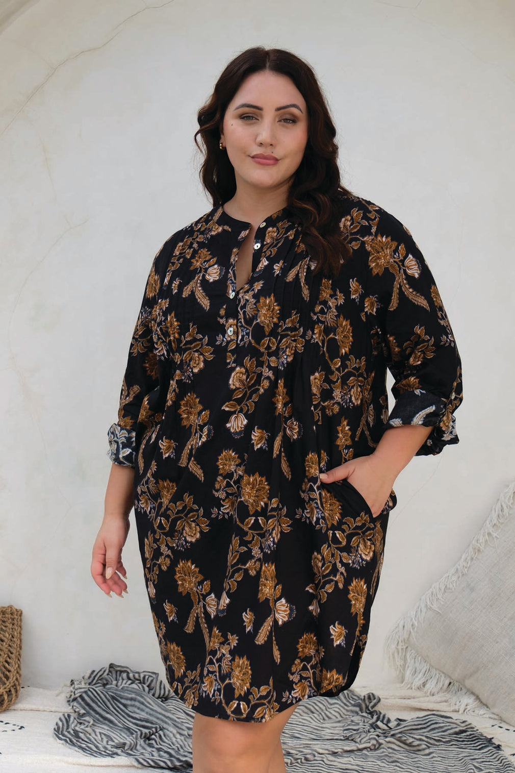 Chantique Gershwin Cotton Beach Shirt