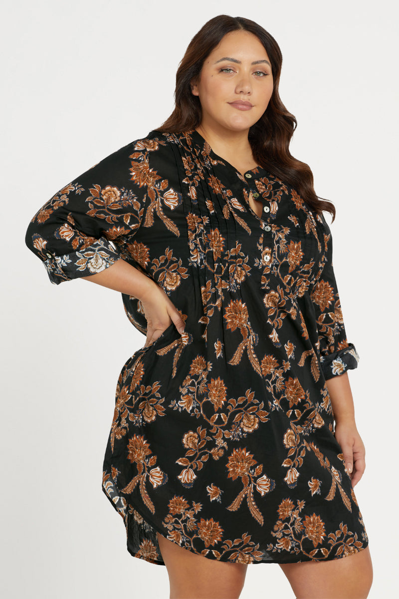 Chantique Gershwin Cotton Beach Shirt