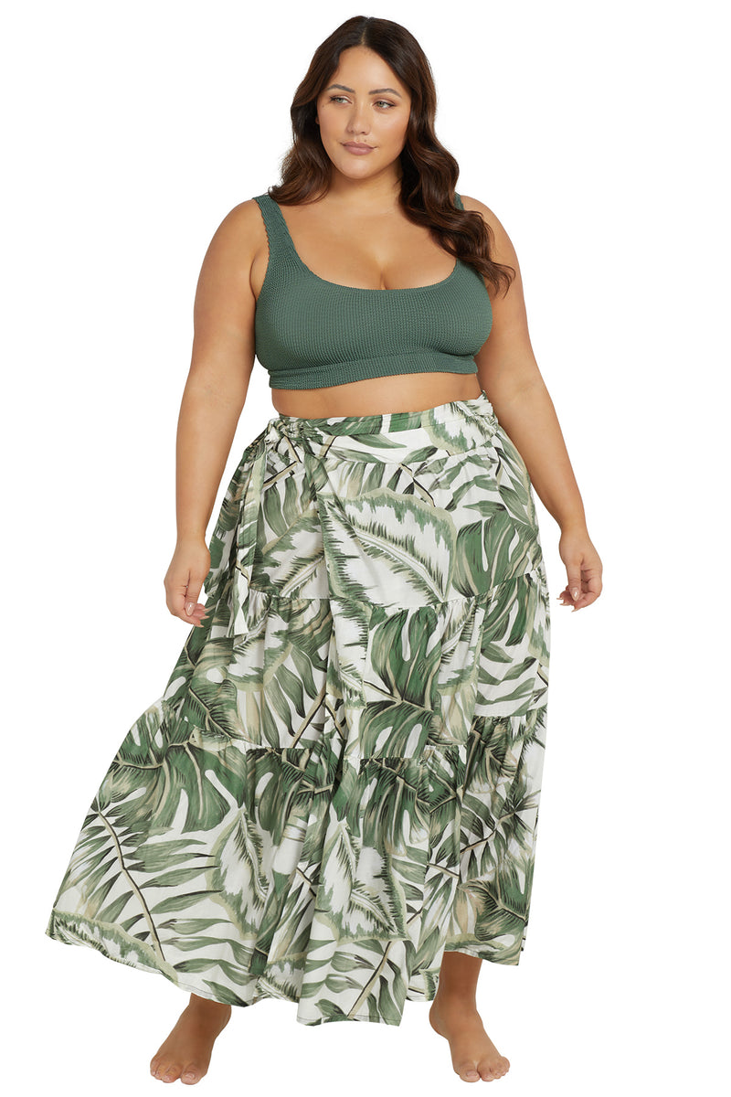 Deliciosa Elgar Cotton Beach Skirt