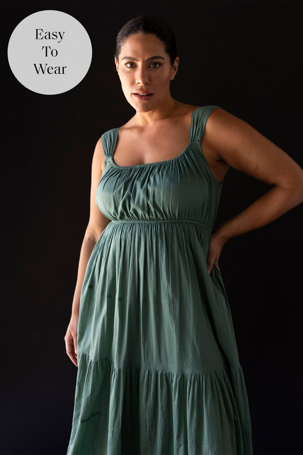 Green Liszt Beach Maxi Dress