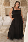 Black Liszt Maxi Dress