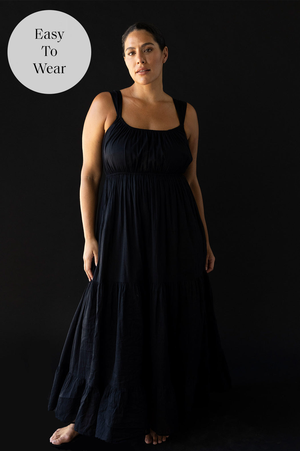 Black Liszt Maxi Beach Dress