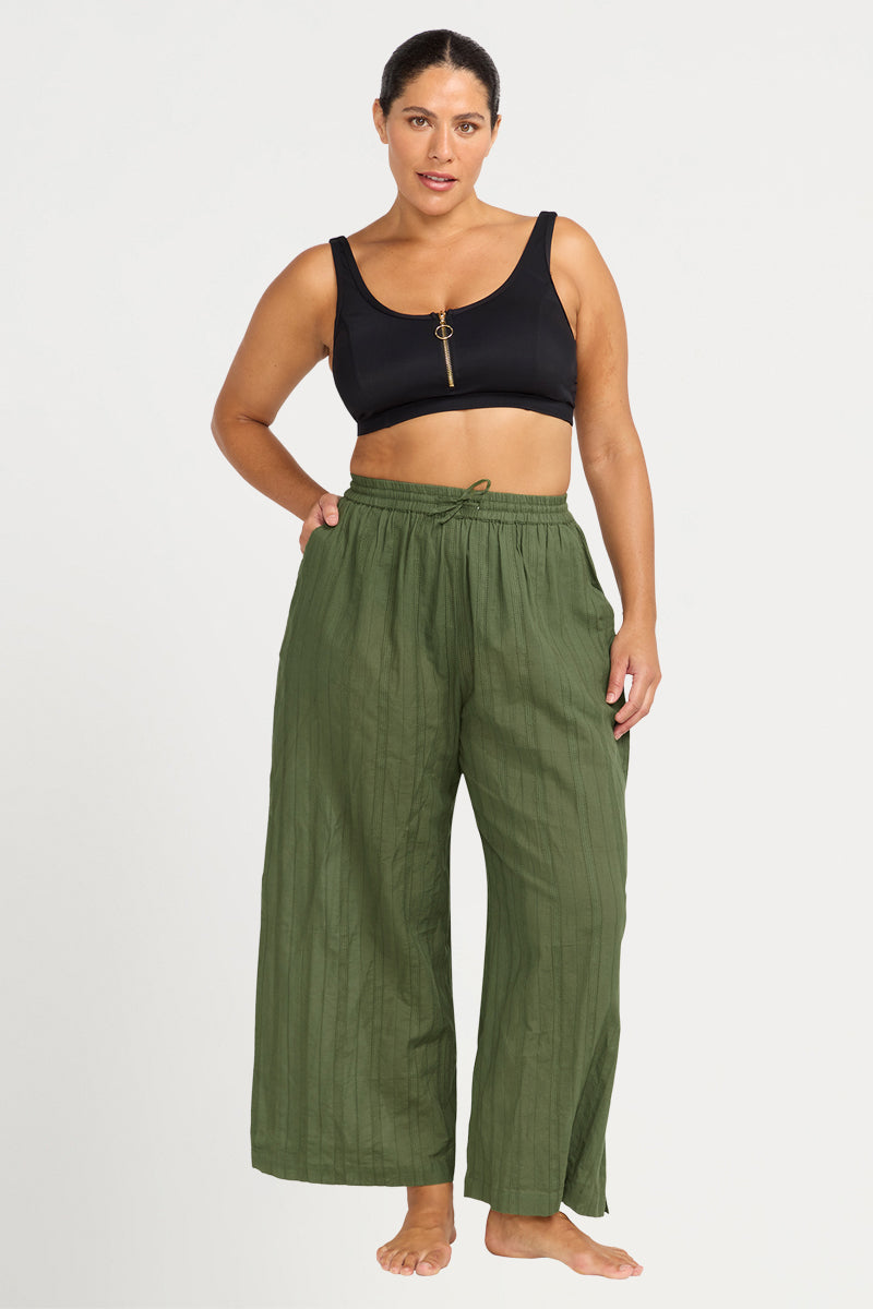 Olive Grainger Beach Pant