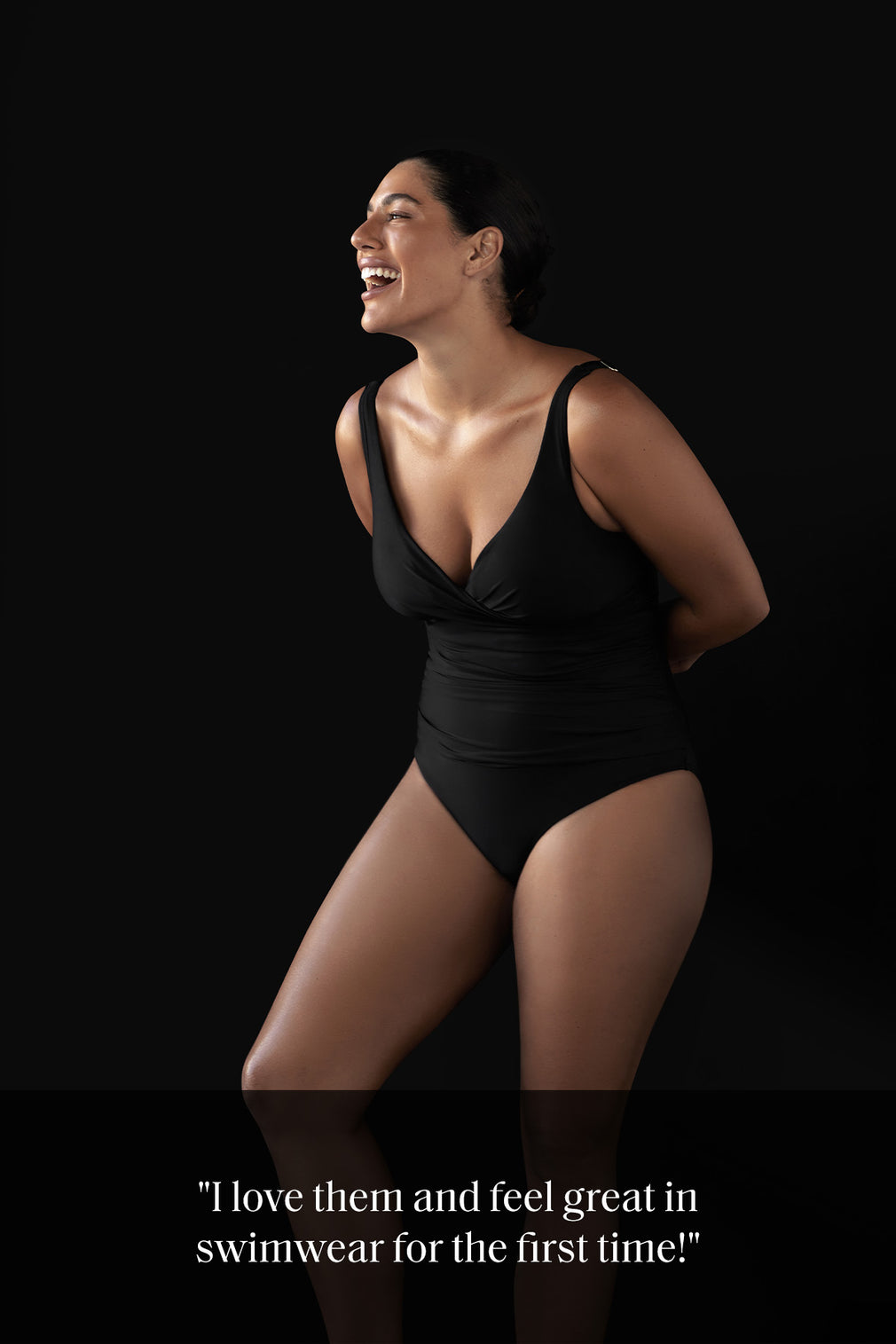 Black Hues Delacroix Multi Cup One Piece Swimsuit