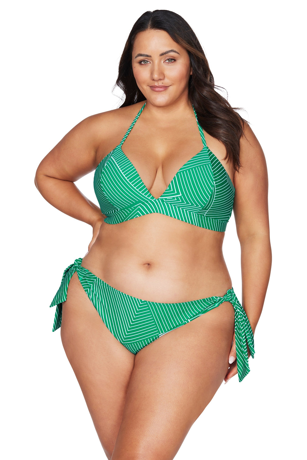 Linear Perspective Klee Multi Cup Bikini Top - Final Sale